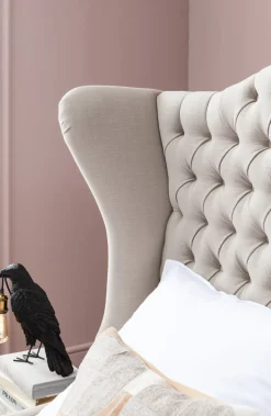 Bett City Spirit Linen Natural 180x200cm