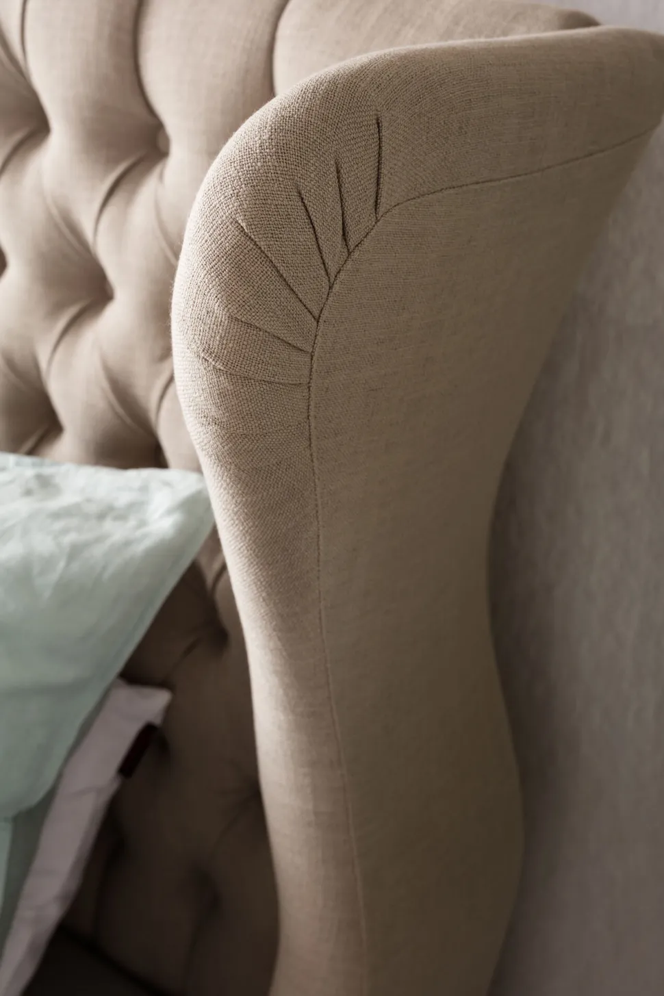 Bett City Spirit Linen Natural 180x200cm