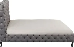 Bett Desire Hoch Silbergrau 180x200 cm