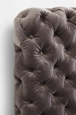 Bett Desire Hoch Silbergrau 180x200 cm