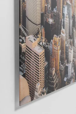 Bild Glas City View 150x100cm