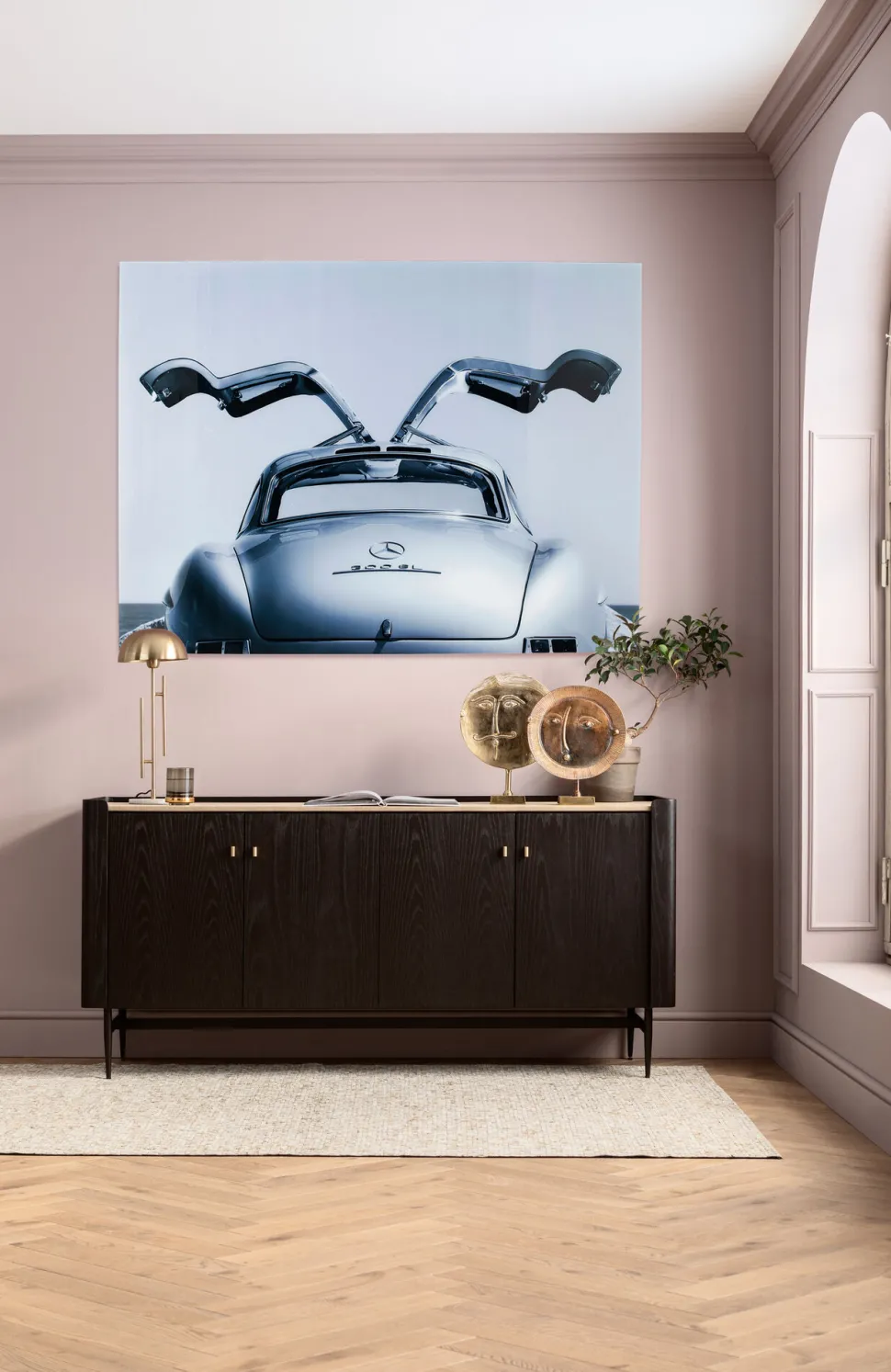 Bild Glas Oldtimer Back 160x120cm