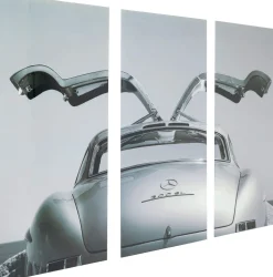 Bild Glas Triptychon Oldtimer Back 240x160cm