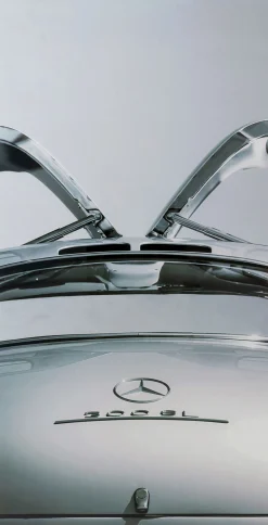 Bild Glas Triptychon Oldtimer Back 240x160cm