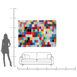 Bild Touched Colorful Dots 200x140cm
