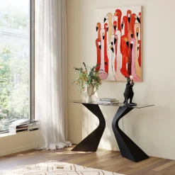 Bild Touched Flamingo Meeting 90x120cm