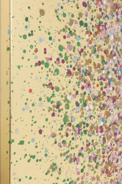 Bild Touched Flower Boat Gold Pink 80x100cm