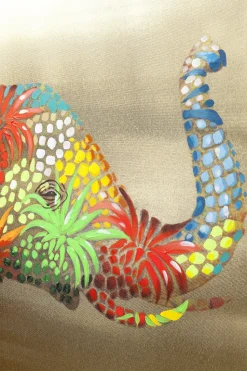 Bild Touched Flower Elefant 120x90cm
