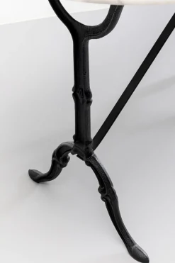 Bistrotisch Kaffeehaus Oval Weiß 120x60cm