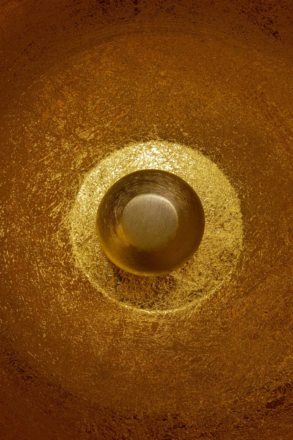 Bodenleuchte Apollon Smooth Gold Ø50cm