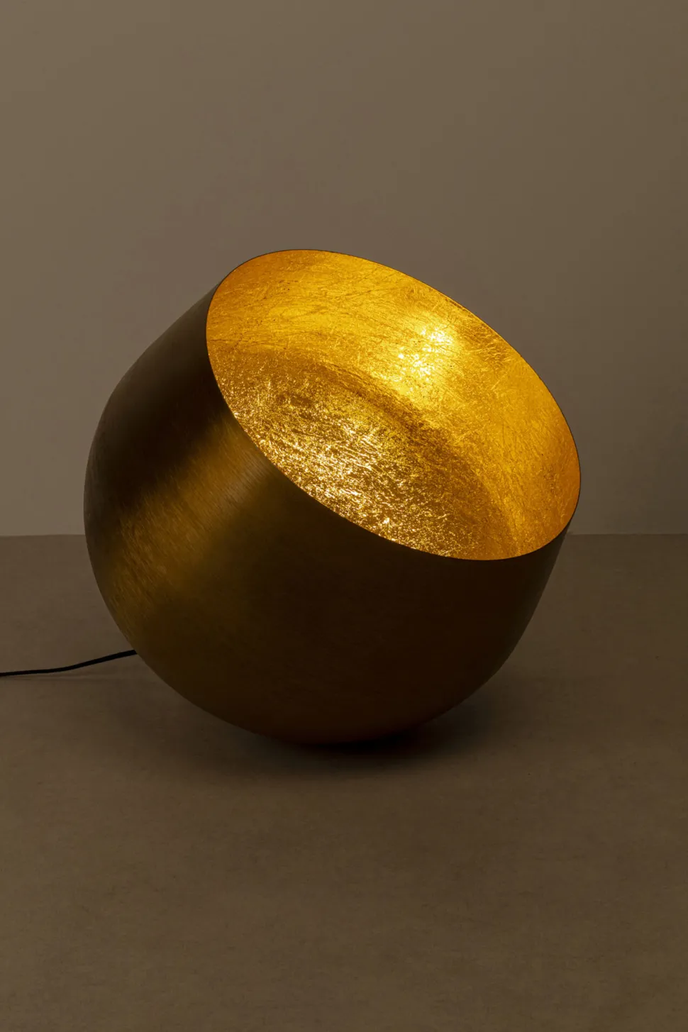 Bodenleuchte Apollon Smooth Gold Ø50cm