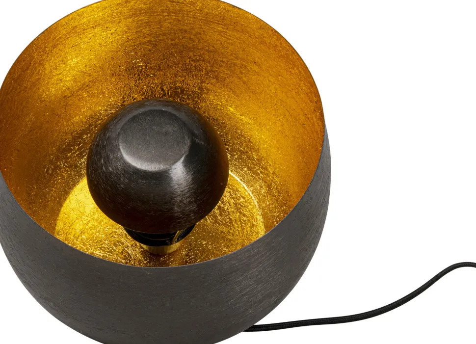 Bodenleuchte Apollon Smooth Schwarz Ø28cm