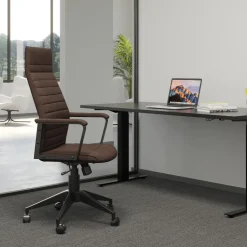 Bürostuhl Labora High Braun