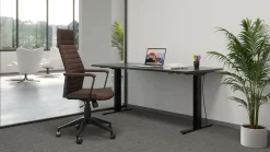 Bürostuhl Labora High Braun