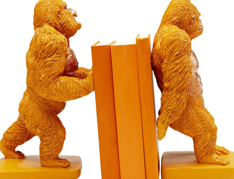 Buchstütze Gorilla Orange (2/Set)