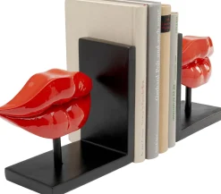 Buchstütze Lips Rot (2/Set)