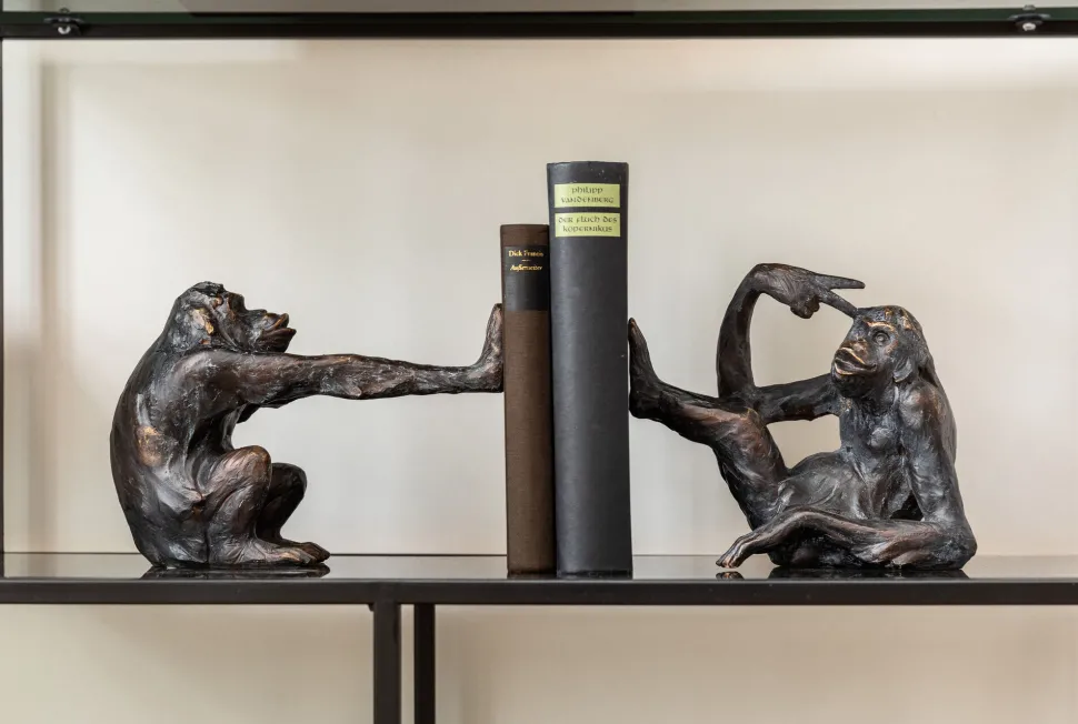 Buchstütze Monkey (2/Set)