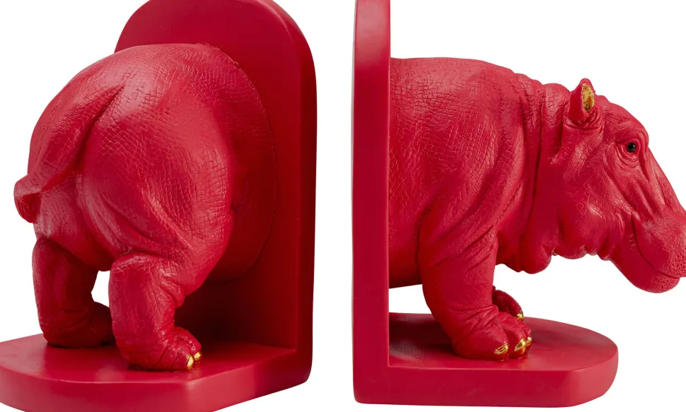 Buchstütze Rhino Party (2/Set)