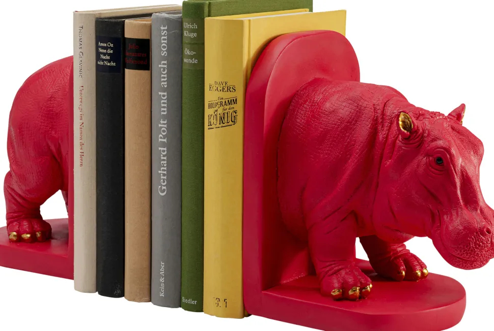 Buchstütze Rhino Party (2/Set)