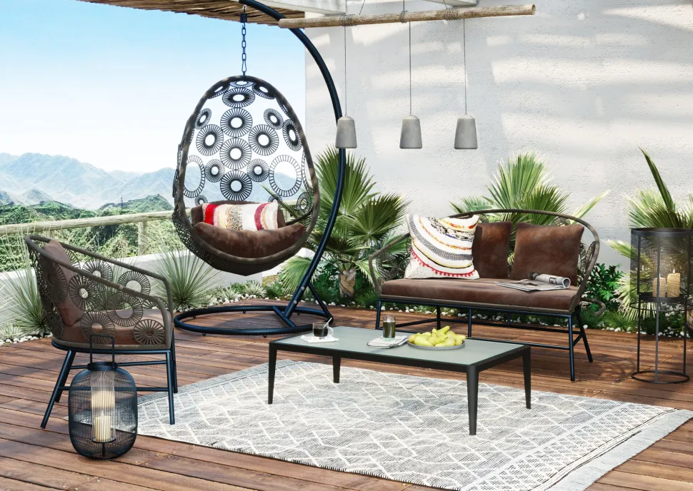 Couchtisch Tiki Schwarz