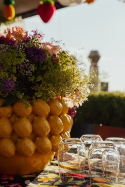 Deko Übertopf Lemon Juice 22cm