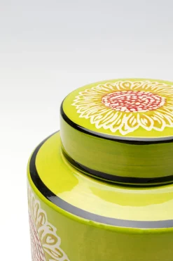 Deko Dose Big Bloom Grün 27cm