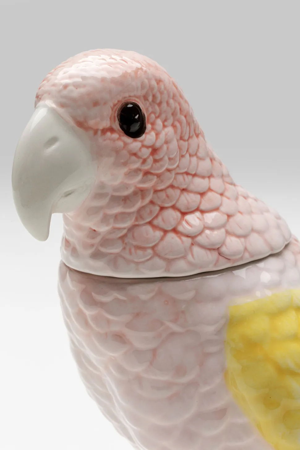 Deko Dose Exotic Bird Giallo 23cm