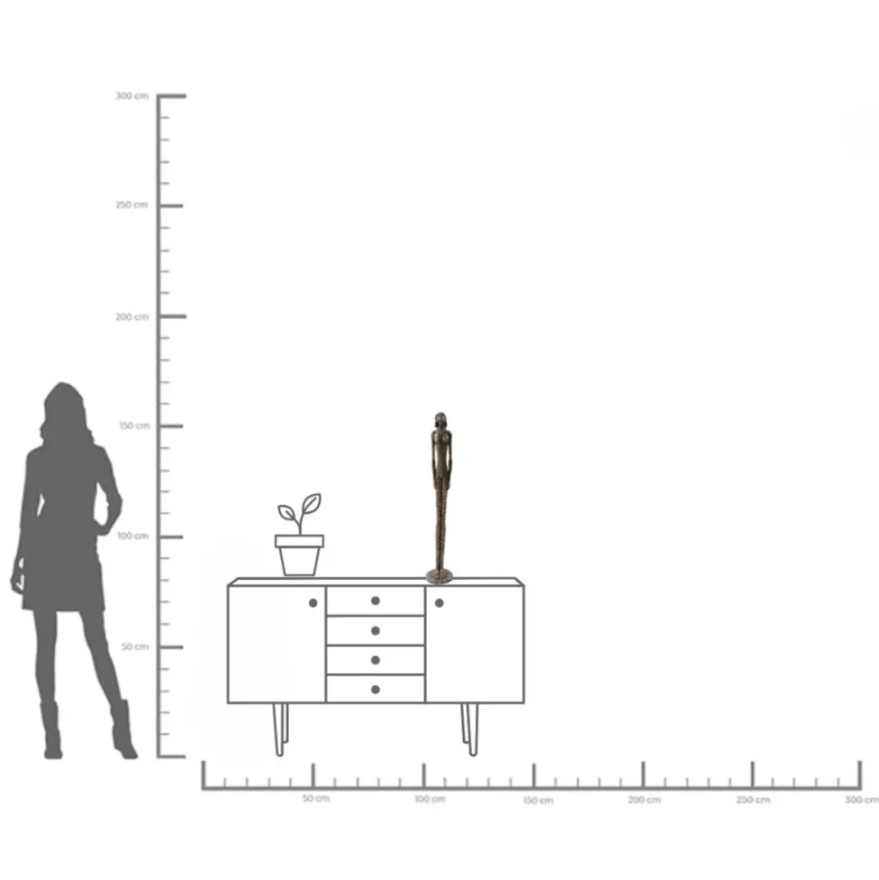 Deko Figur Art Lady 78cm