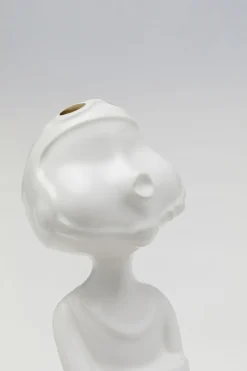 Deko Figur Ball Girl Weiß 29cm