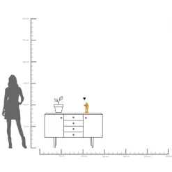 Deko Figur Balloon Astronaut 41cm