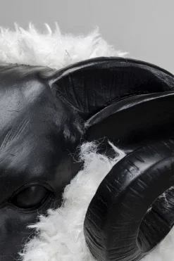 Deko Figur Bathilde Ram Weiß 78cm