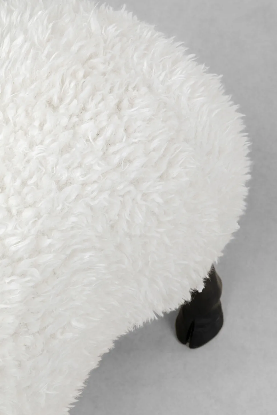 Deko Figur Bathilde Ram Weiß 78cm