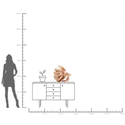 Deko Figur Betta Fish Gold