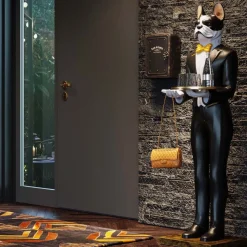 Deko Figur Butler Dog Alfred 159cm