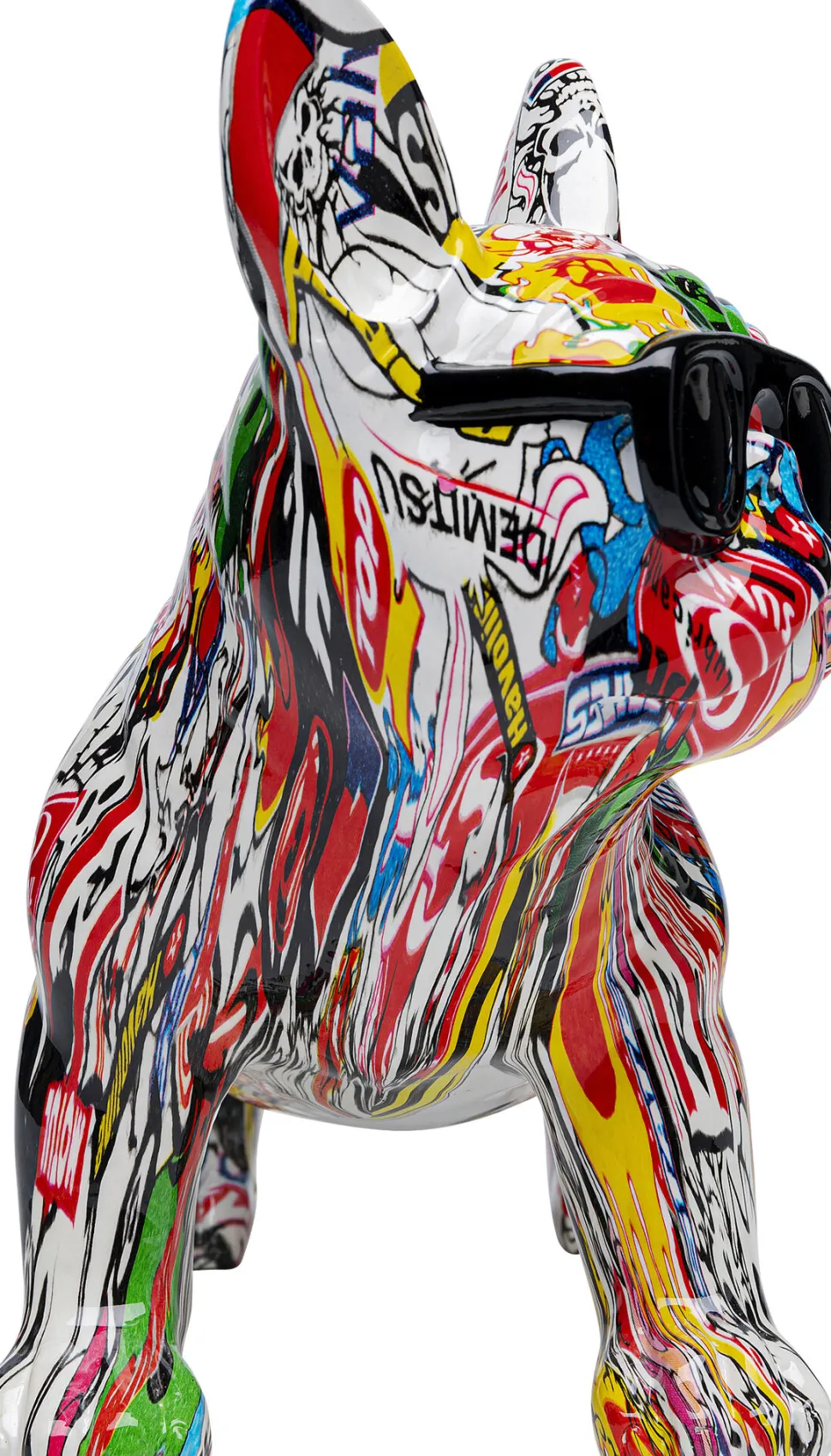 Deko Figur Comic Dog Glasses 25cm