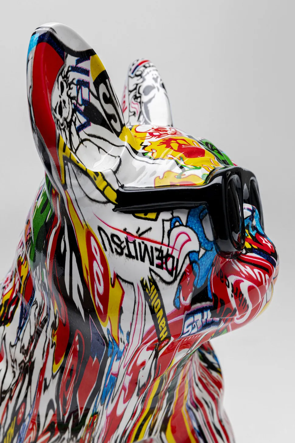 Deko Figur Comic Dog Glasses 25cm