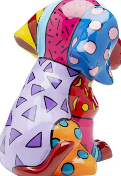 Deko Figur Dog Patchwork 35cm
