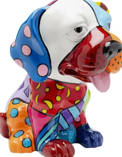 Deko Figur Dog Patchwork 35cm