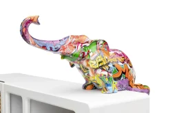 Deko Figur Elefant Zirkus Graffiti (2/Set)