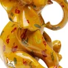 Deko Figur Elephant Dots Gelb 18cm