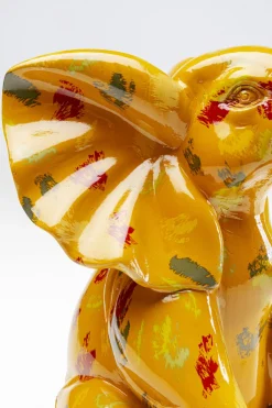 Deko Figur Elephant Dots Gelb 18cm