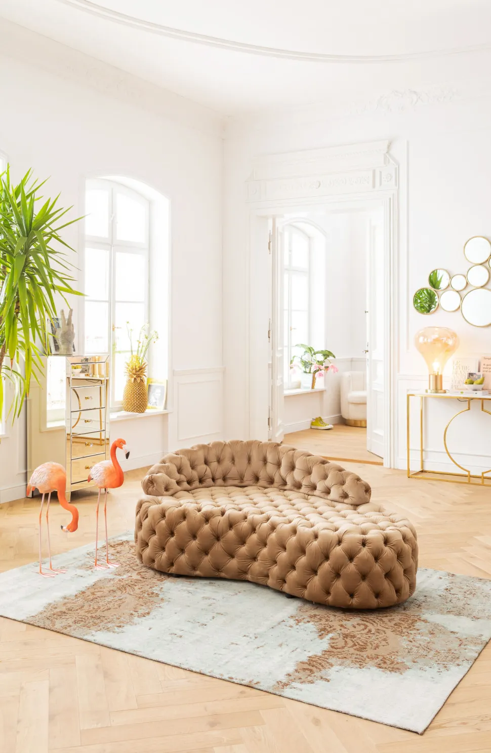 Deko Figur Flamingo Road 75cm