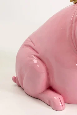 Deko Figur Flying Pig Pink 79cm