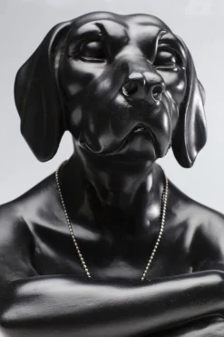 Deko Figur Gangster Dog Black
