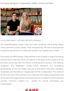 Deko Figur Gangster Dog Black