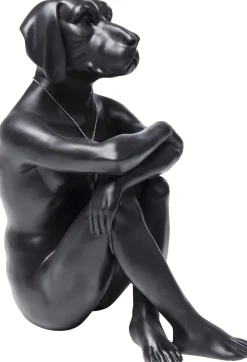 Deko Figur Gangster Dog Black