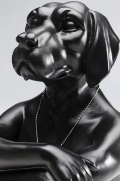 Deko Figur Gangster Dog Black