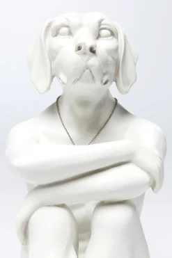 Deko Figur Gangster Dog Creme