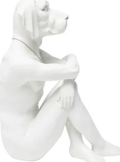 Deko Figur Gangster Dog Creme