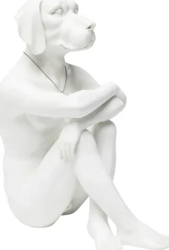 Deko Figur Gangster Dog Creme